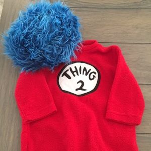 Pottery Barn Thing 2 Costume Size 6-12 months